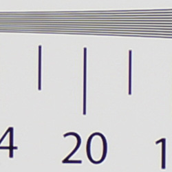 Strong detail to ~2,000 lines vertical Camera JPEG