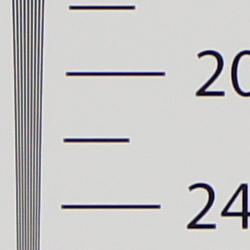 Strong detail to 2,100 lines horizontal Camera JPEG