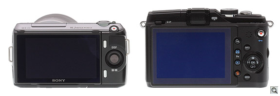 Overall, though the E-PL2 is larger, it has more physical controls, which can be handy when