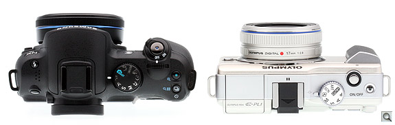 The last image shows both cameras in their prime, if you'll allow the pun, as this