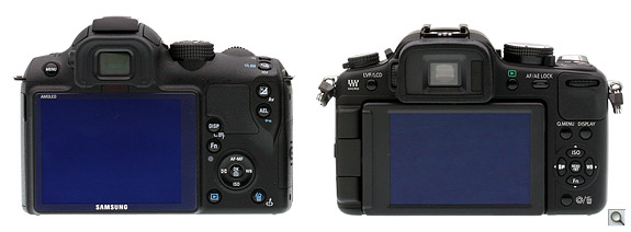 The EVF eyecup for the Samsung NX10 looks a heck of a lot smaller than the