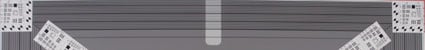 Wide : Lower than average barrel distortion; minutely noticeable