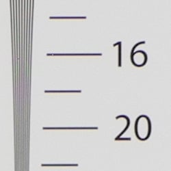 In-camera JPEG: Strong detail to 1,600 lines horizontal