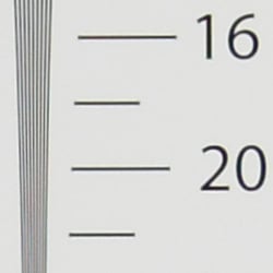 Strong detail to ~1,950 lines horizontal Camera JPEG