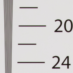 Strong detail to ~2,200 lines horizontal SPP processed RAW