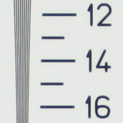 Strong detail to 1,250 lines horizontal