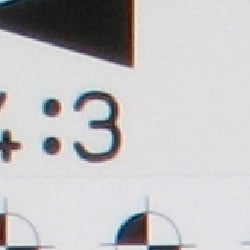 Tele: almost none, top left @200%