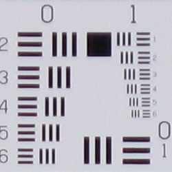 Tele: Sharp at the center.