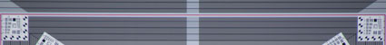 35x : A tiny amount of pincushion distortion, again barely visible