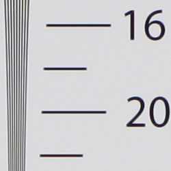 Strong detail to 2,000 lines horizontal Camera JPEG