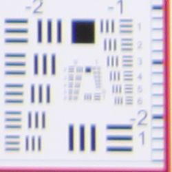 Tele: Quite soft in the corners (lower right).