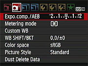 Rebel T1i (EOS 500D) Shooting Modes image 34