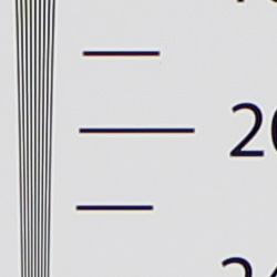 Strong detail to 2,100 lines horizontal In-Camera JPEG