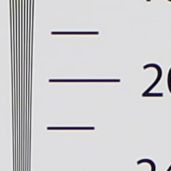 Strong detail to 2,100 lines horizontal In-Camera JPEG