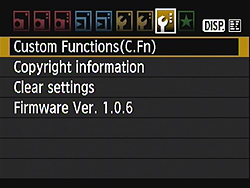 Rebel T2i (EOS 550D) Menus image 26