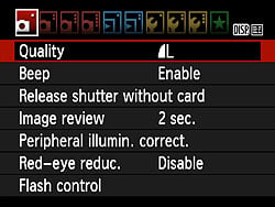 Rebel T3 (EOS 1100D) Menus image 21