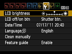 Rebel T3 (EOS 1100D) Menus image 28