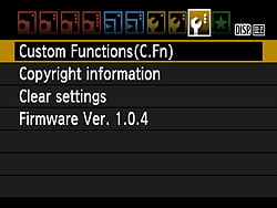 Rebel T3 (EOS 1100D) Menus image 29