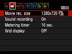 Rebel T3 (EOS 1100D) Menus image 19