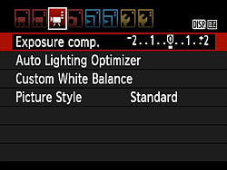 Rebel T3 (EOS 1100D) Menus image 20
