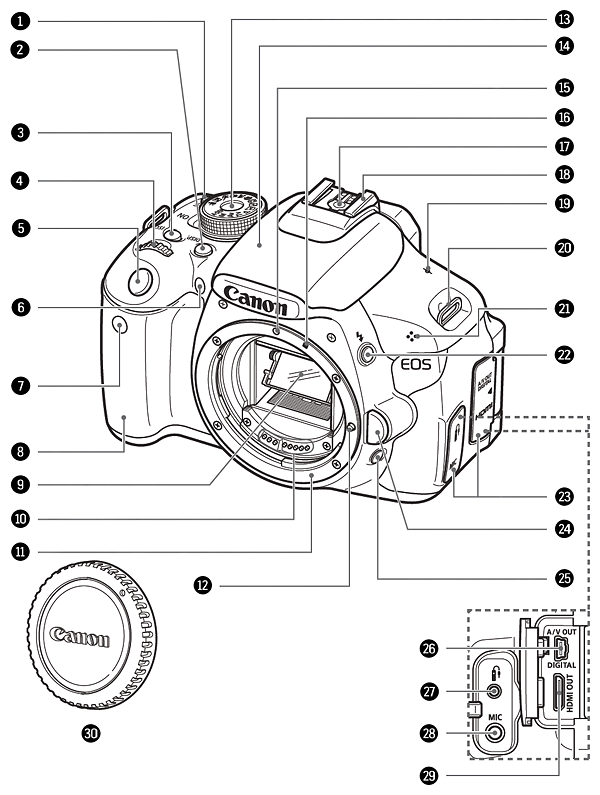 Rebel T3i (EOS 600D) Design image 1