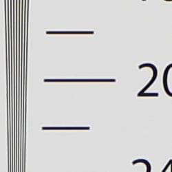 Strong detail to 2,000 lines horizontal In-Camera JPEG