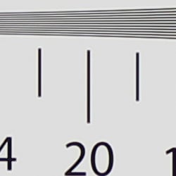 Strong detail to 2,000 lines vertical In-Camera JPEG