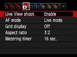 Rebel T3i (EOS 600D) Live View image 3