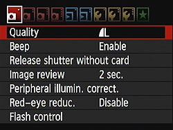Rebel T3i (EOS 600D) Menus image 21