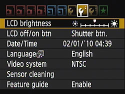 Rebel T3i (EOS 600D) Menus image 28