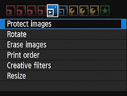 Rebel T3i (EOS 600D) Menus image 25