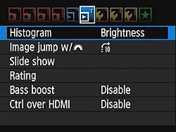 Rebel T3i (EOS 600D) Menus image 26