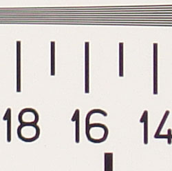 Strong detail to 1,400 lines vertical