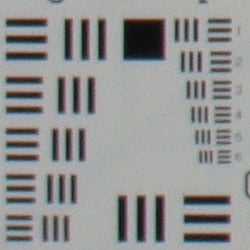 Tele: Very soft in the corners (lower left).