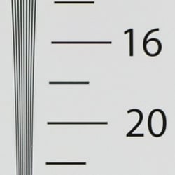 Strong detail to ~1,800 lines horizontal Camera JPEG