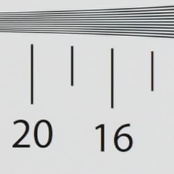 Strong detail to ~1,800 lines vertical Camera JPEG