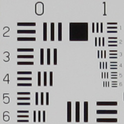 Tele: Sharper at center.