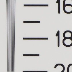 Strong detail to 1,800 lines horizontal ACR processed CR2