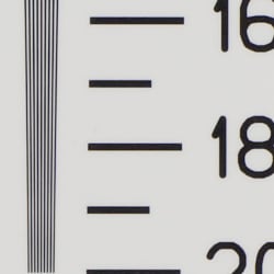 Strong detail to 1,800 lines horizontal ACR processed CR2