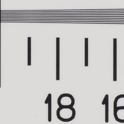 Strong detail to 1,700 lines vertical ACR processed CR2