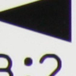 Tele: Low and dull, top left @200 percent