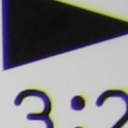 Wide: Quite bright, top right @ 200 percent