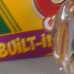 Evidence of strong blurring on the left side that extends quite far into the frame.