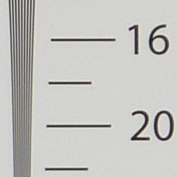 Strong detail to 1,800 lines horizontal Fine JPEG