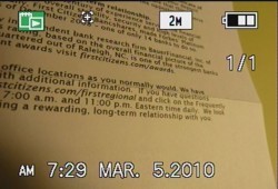 Clipboard Mode . Captures a small 2-megapixel image to internal memory, like jotting a visual note.