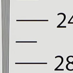 Strong detail to ~2,550 lines horizontal In-Camera JPEG