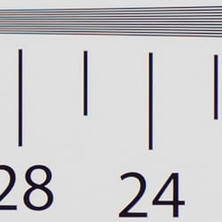 Strong detail to ~2,550 lines vertical ACR Converted RAW