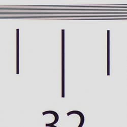 Strong detail to ~3,200 lines vertical ACR Converted RAW
