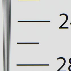 Strong detail to 2,500 lines horizontal ACR Converted RAW