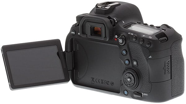 The 6D Mark II features an articulated 3.0-inch touchscreen LCD with 1.04 million dots of resolution,